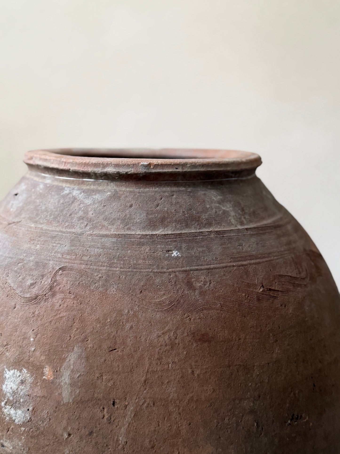 Vintage Olive Jar - II