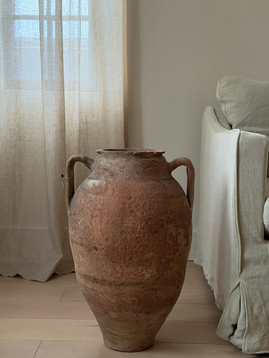 Terracotta 2 Handle Pot III