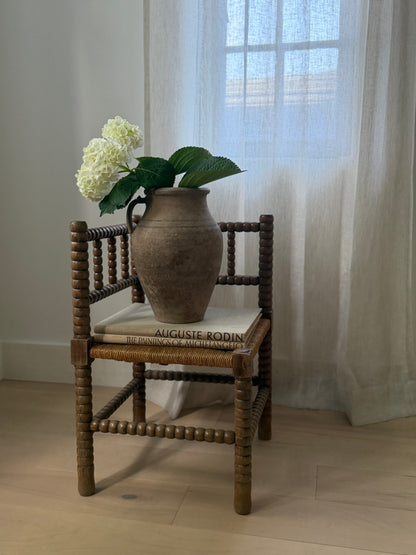 French Bobbin Corner Chair