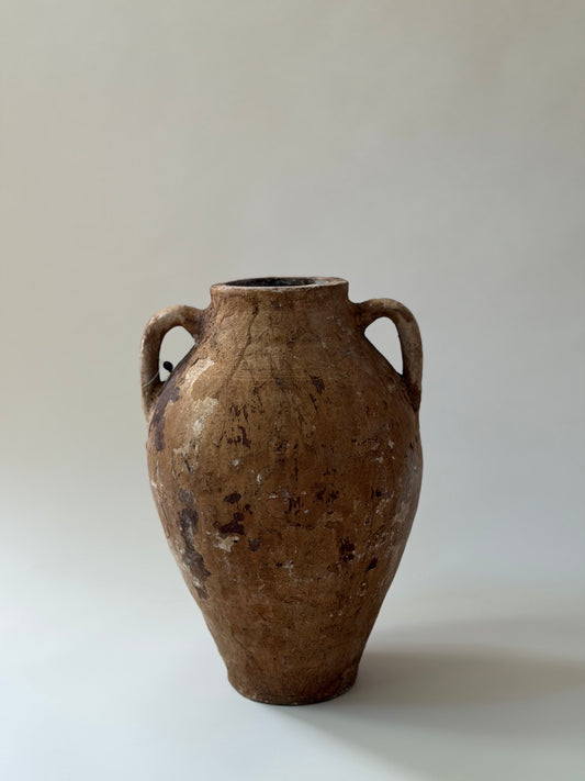 Double Handled Vessel - Brown Texture