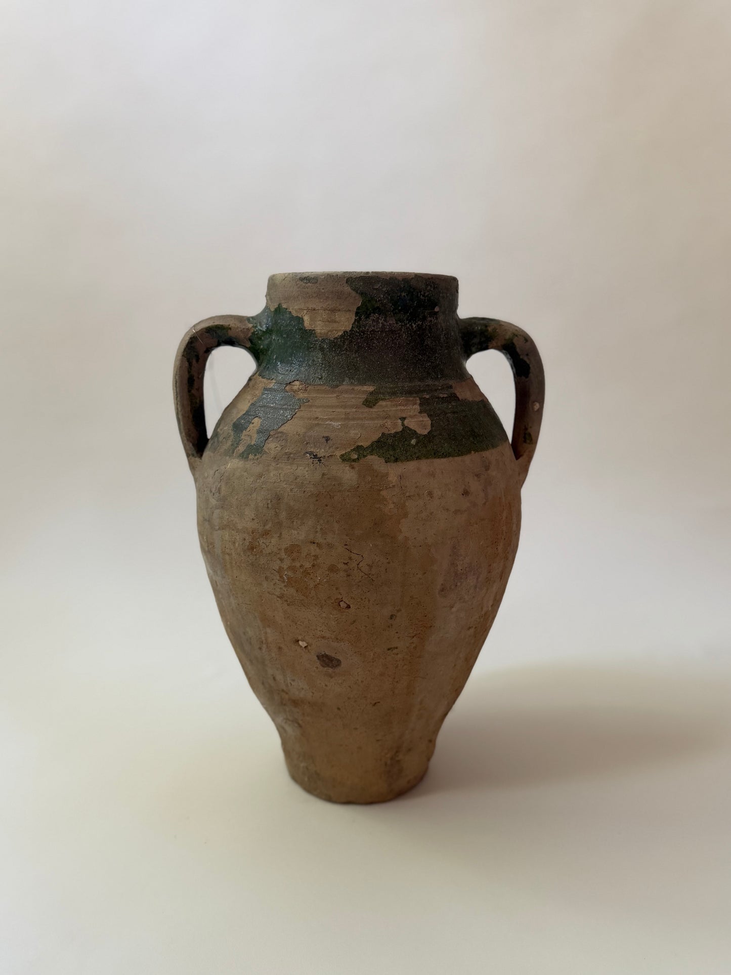 Konya Pot - Natural & Verdant Green