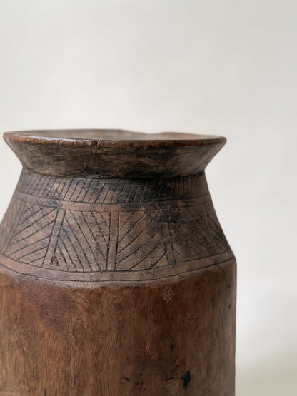 Found Wood Vessel