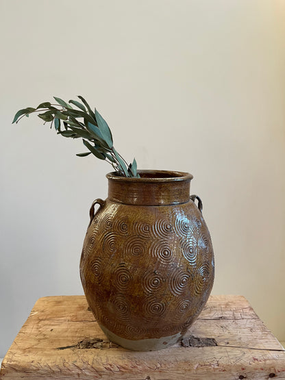 Vintage Glazed Pot IV