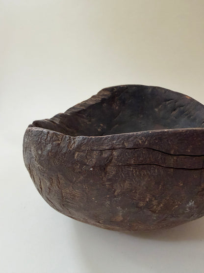 Primitive Handled Dough Bowl