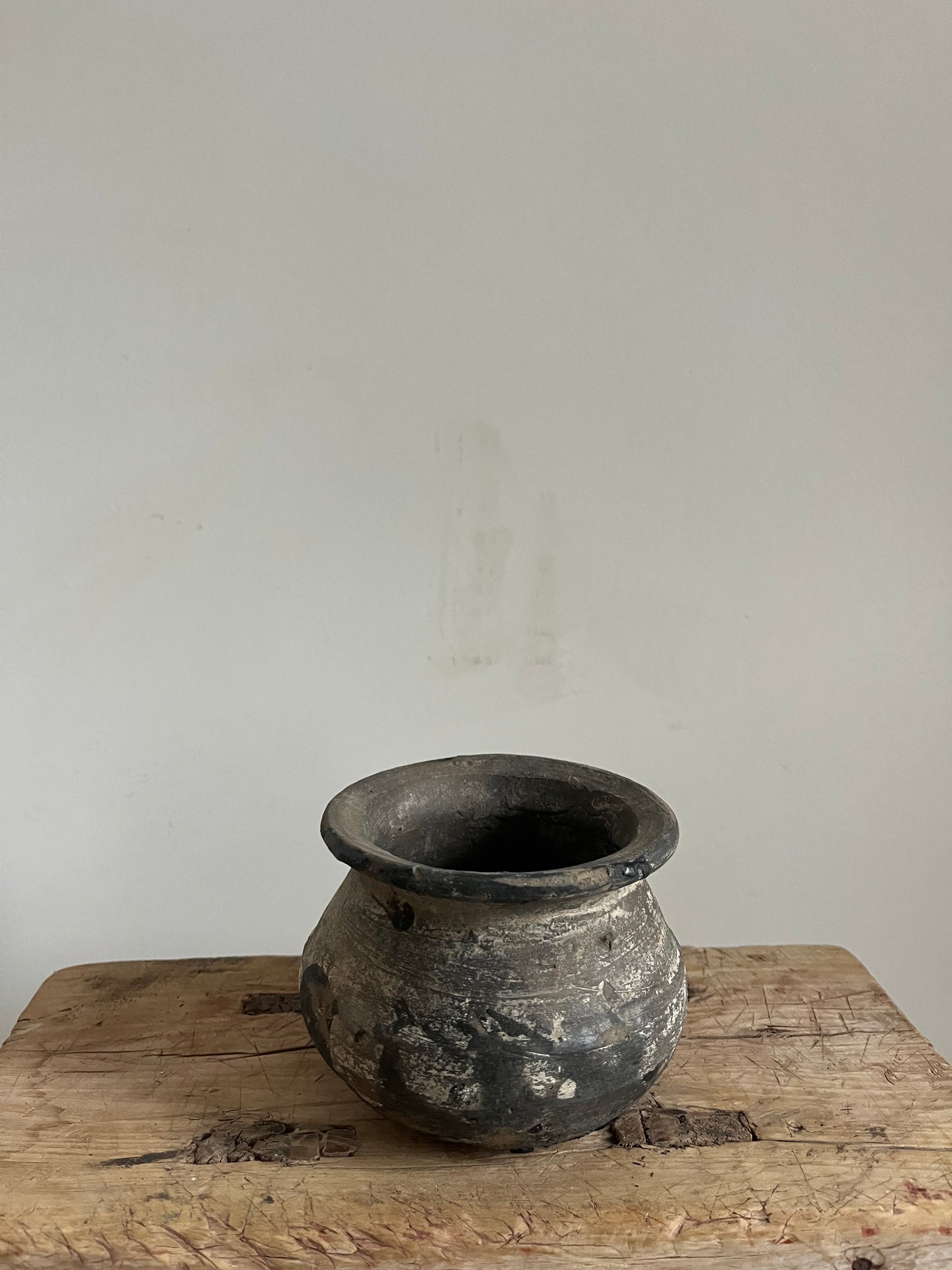 Mini Antique Clay Pot I