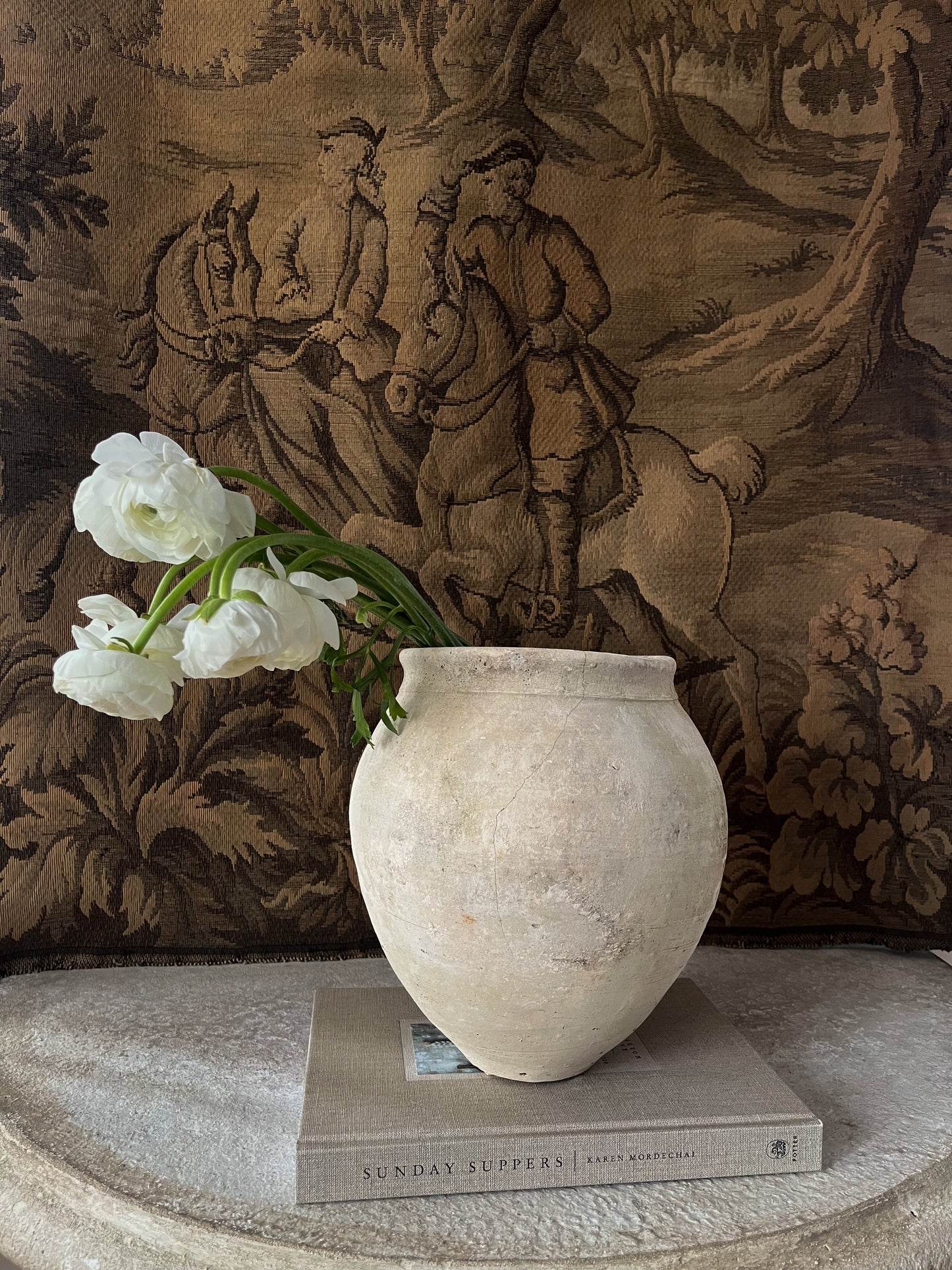 Antique Spanish Pot III