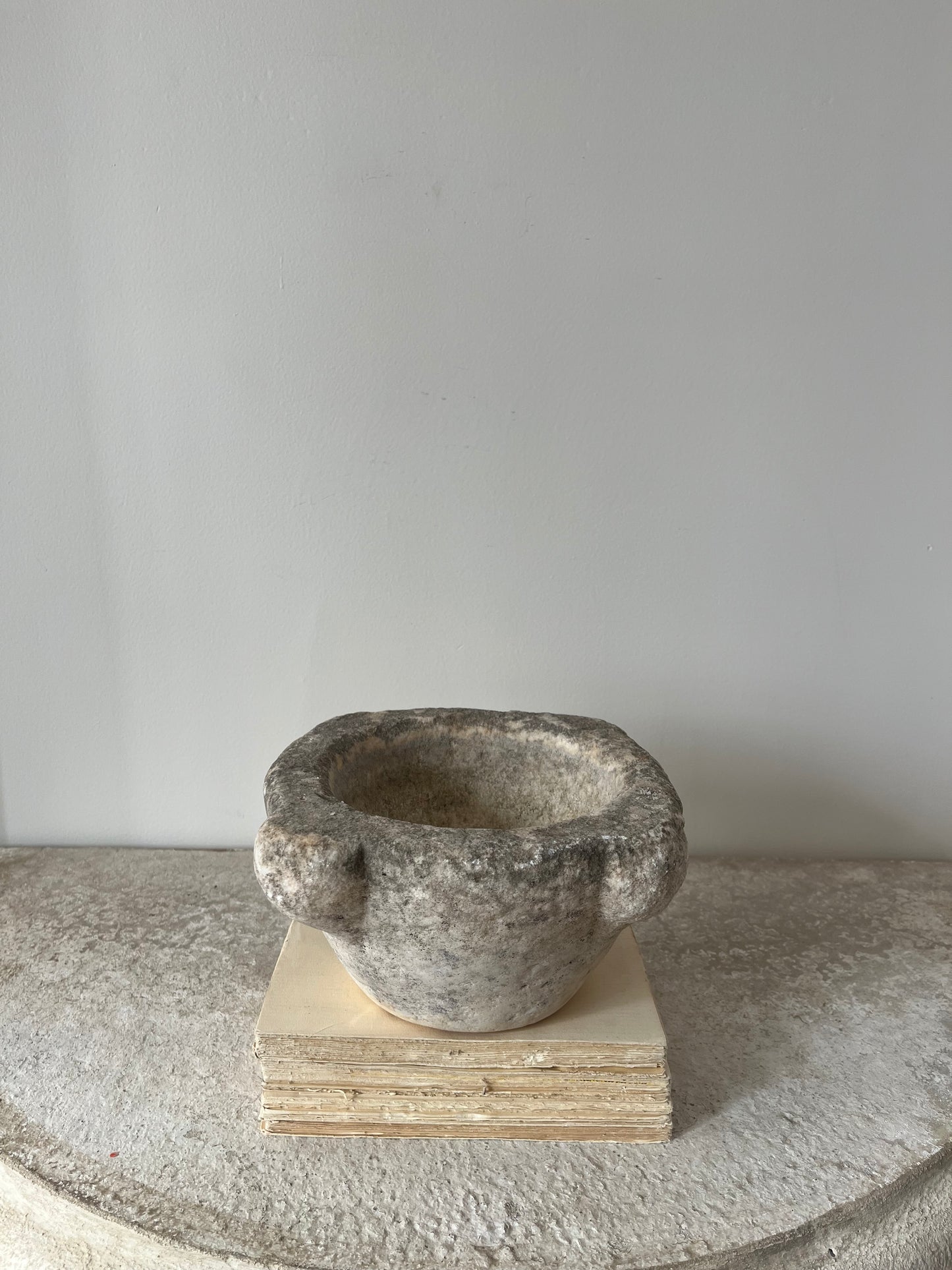 19th Century French Marble Mortar