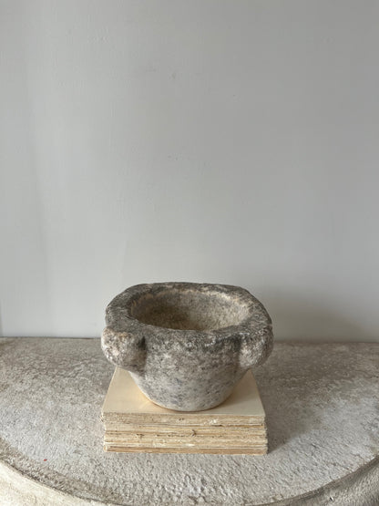 19th Century French Marble Mortar