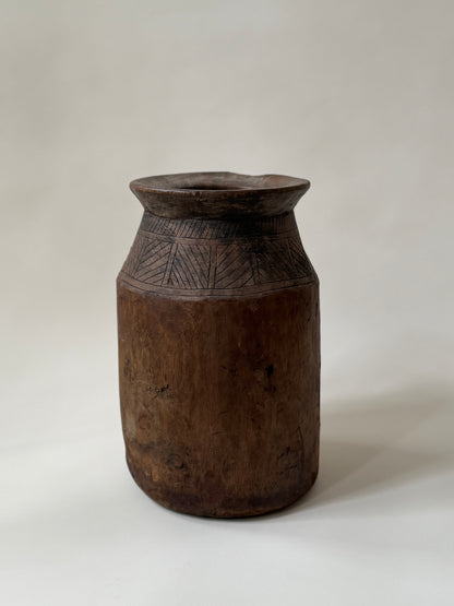 Found Wood Vessel