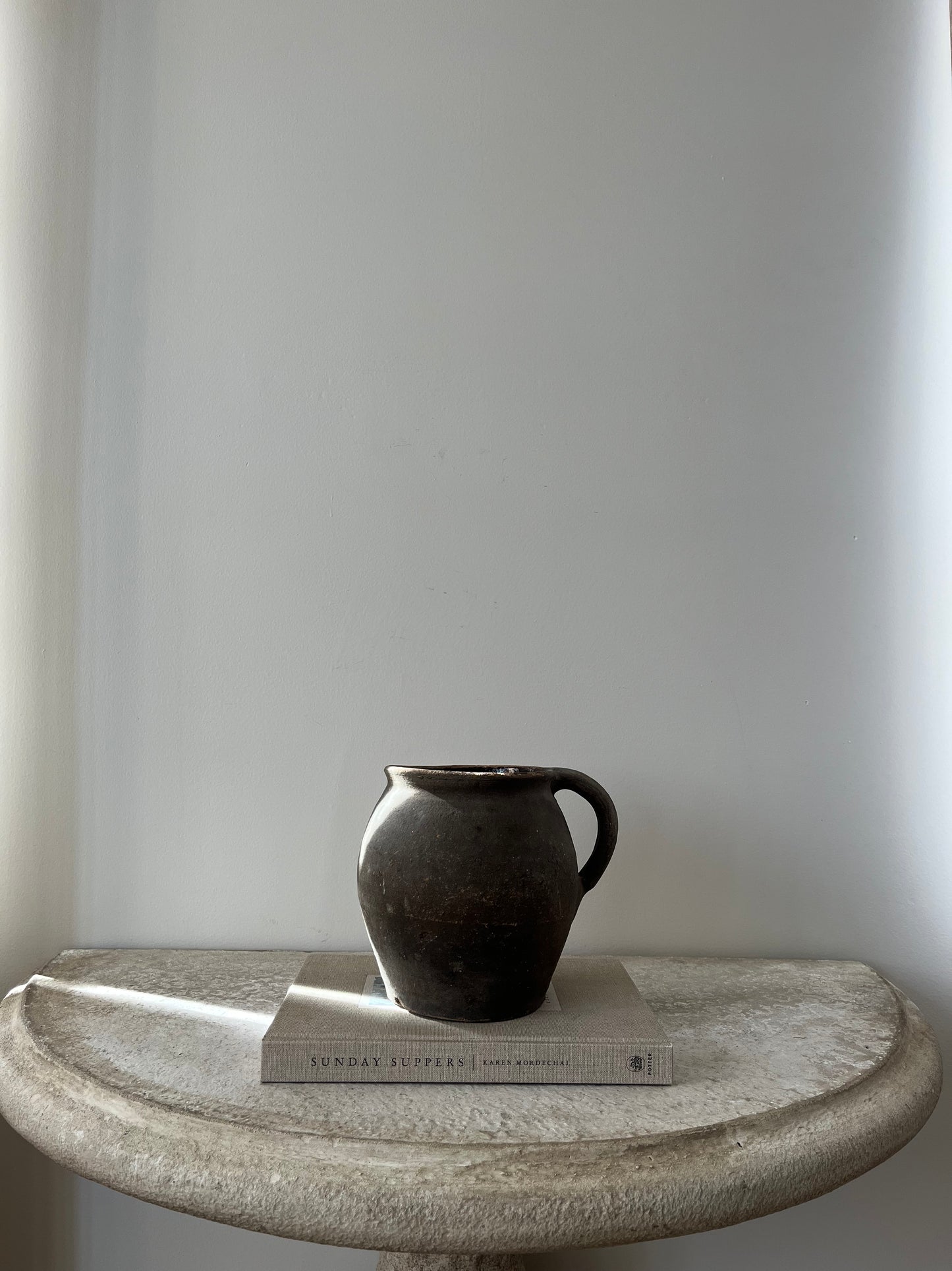 Small Brown French Pot