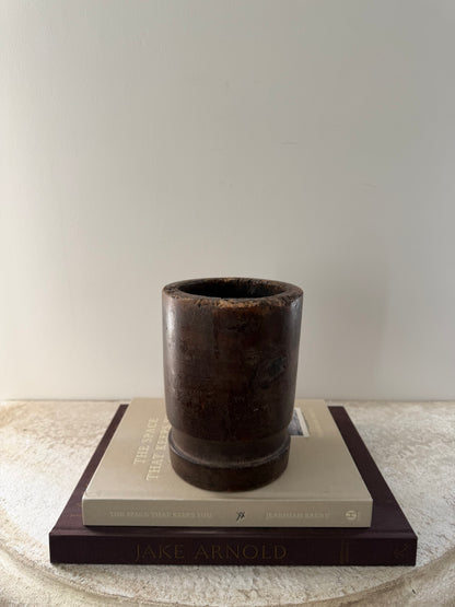 Vintage Wood Mortar