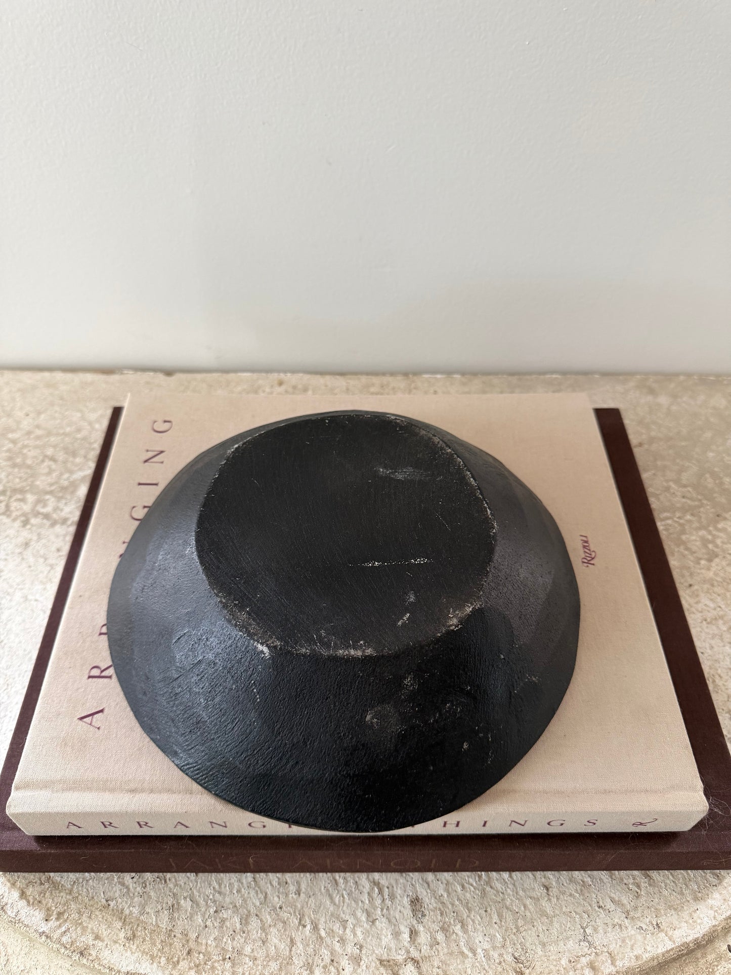 Vintage Stone Dish - Black