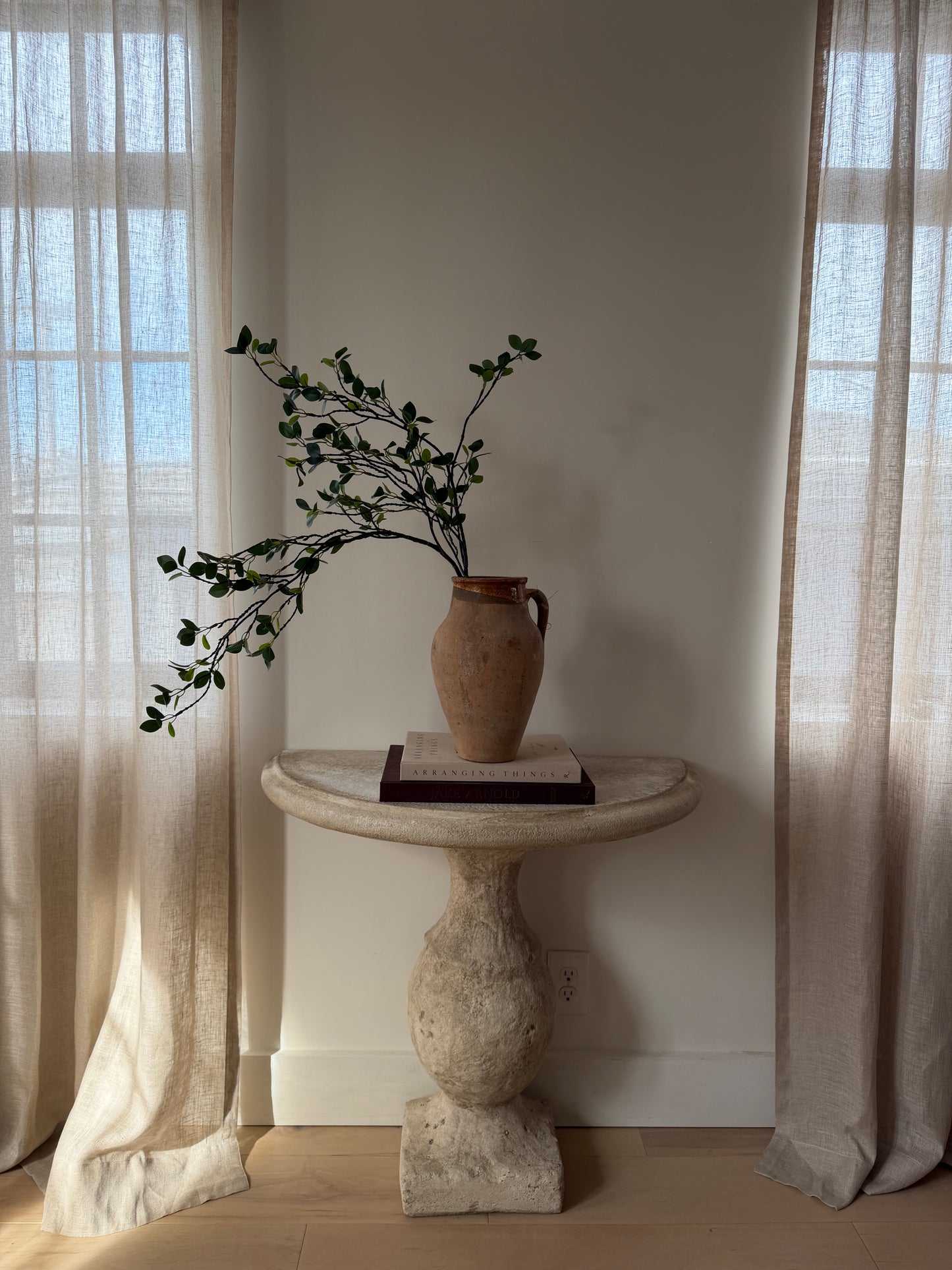 Mustard Rim Vintage Konya Pot