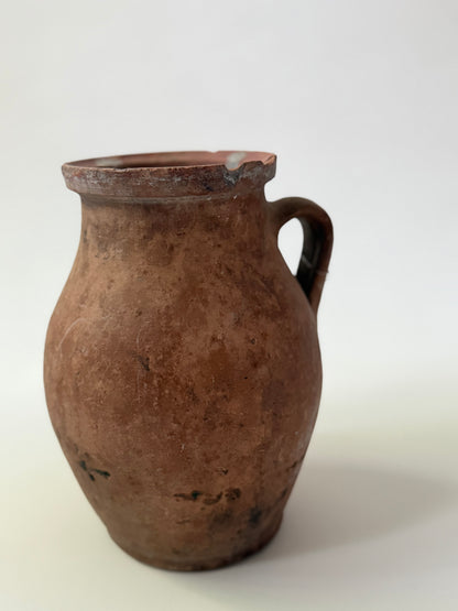 Antique Kinik Pot - Turquoise Drip
