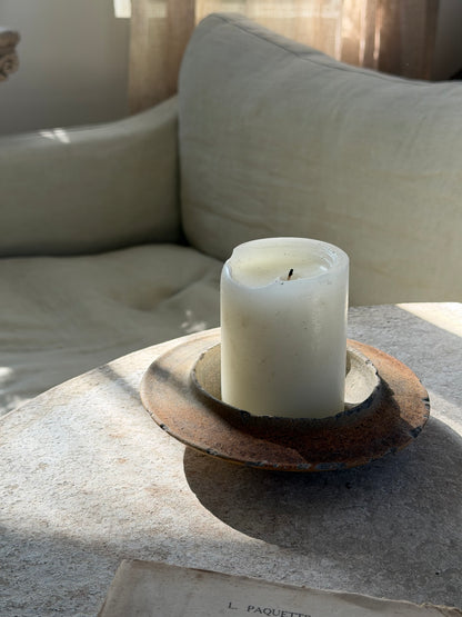 French Confit Candle Tray - Terracotta