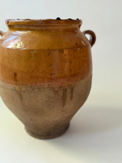 Large Antique Confit Pot - I