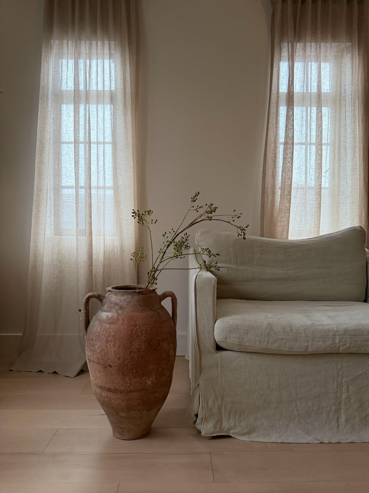 Terracotta 2 Handle Pot III