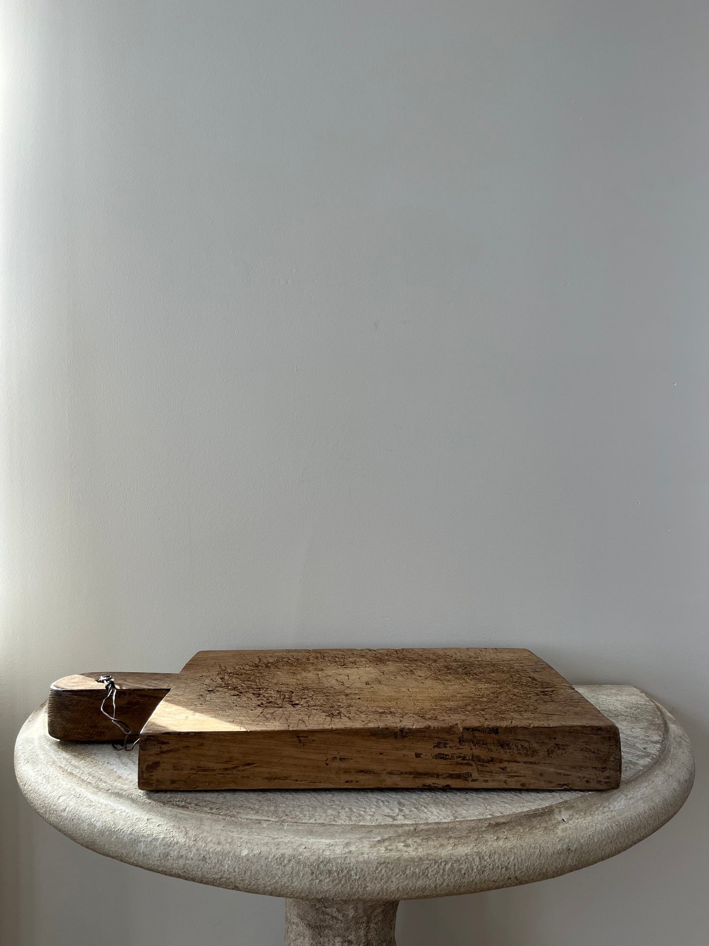 Large Antique French Oak Cutting Board