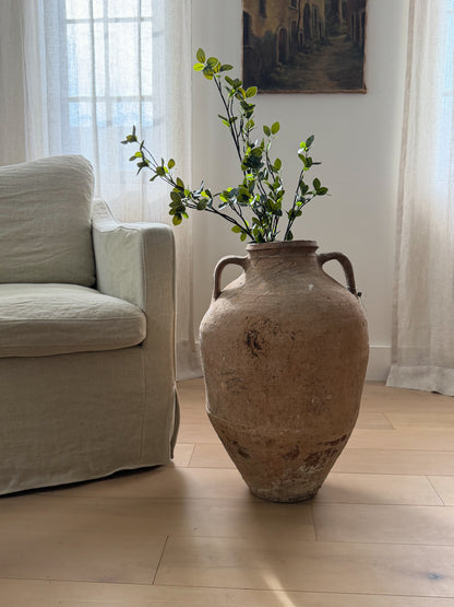 Terracotta XL 2 Handle Pot - I