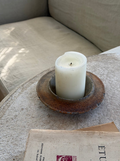 French Confit Candle Tray - Terracotta