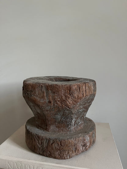 Antique Wood Mortar II