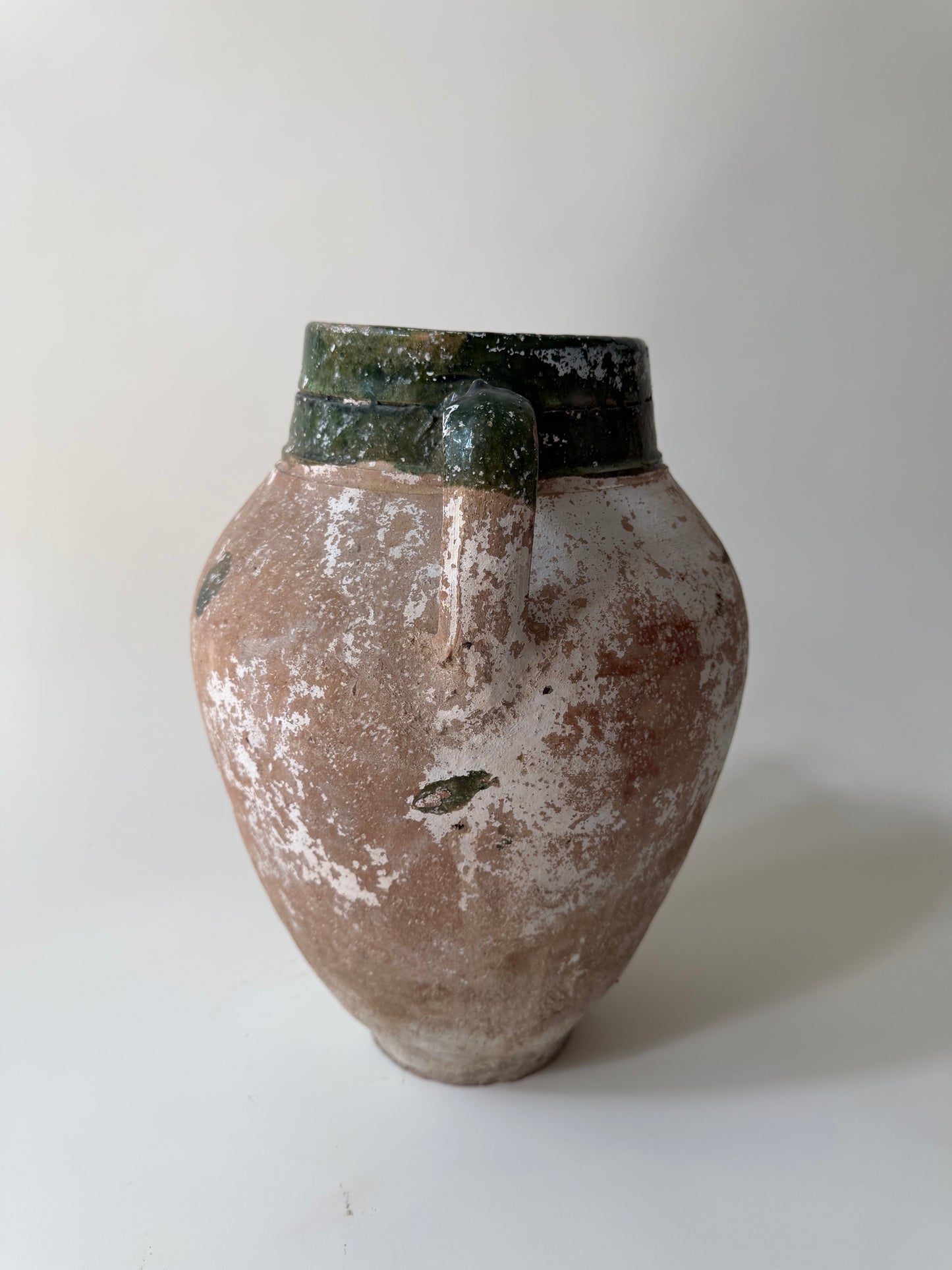 Konya Pot - Beyaz Patina