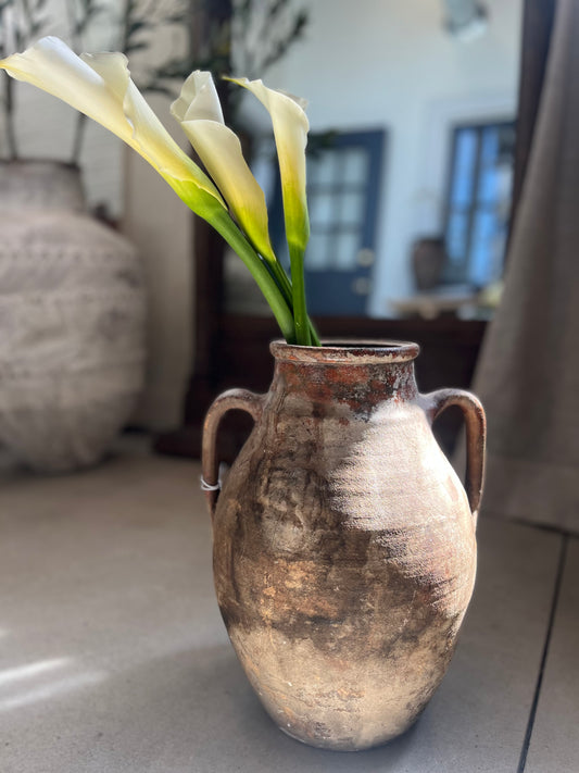 Lotus vintage brown Konya drip pot