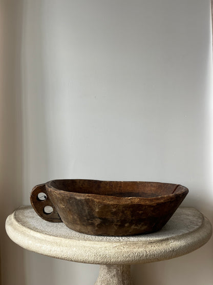 Large Antique Dough Bowl