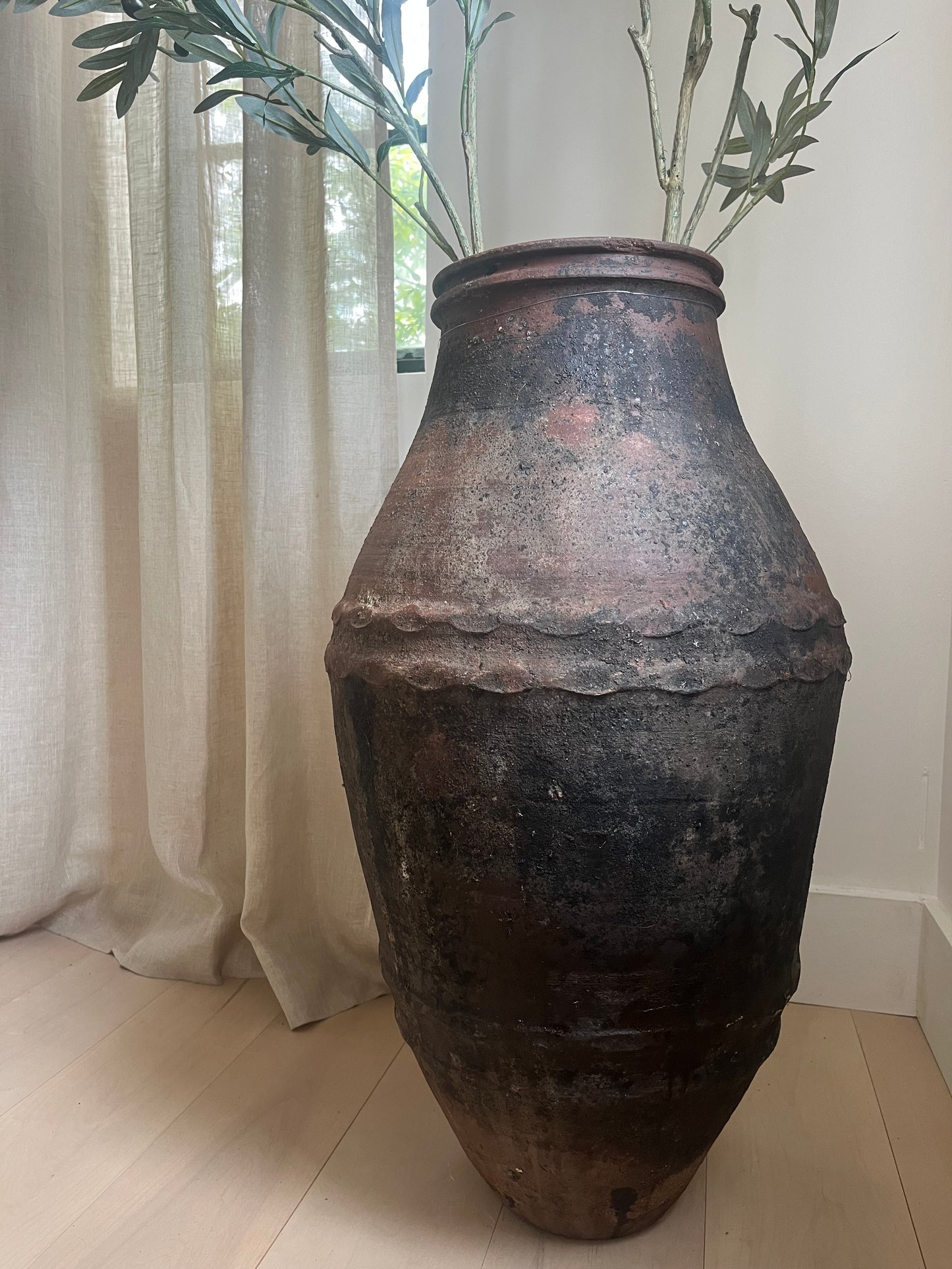 Vintage Olive Jar, Large No. 003
