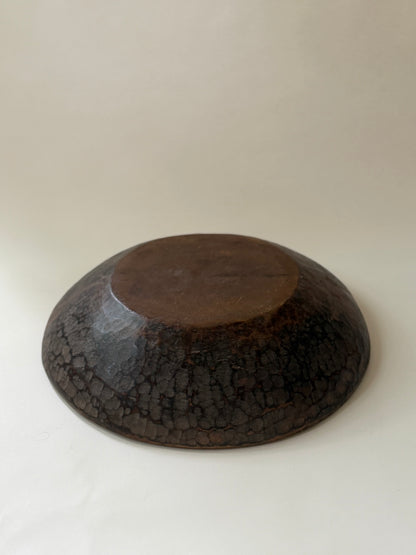 Vintage Wood Bowl - Dark II