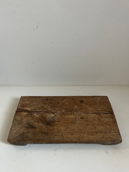 Vintage Stained Wood Bajot Riser IV