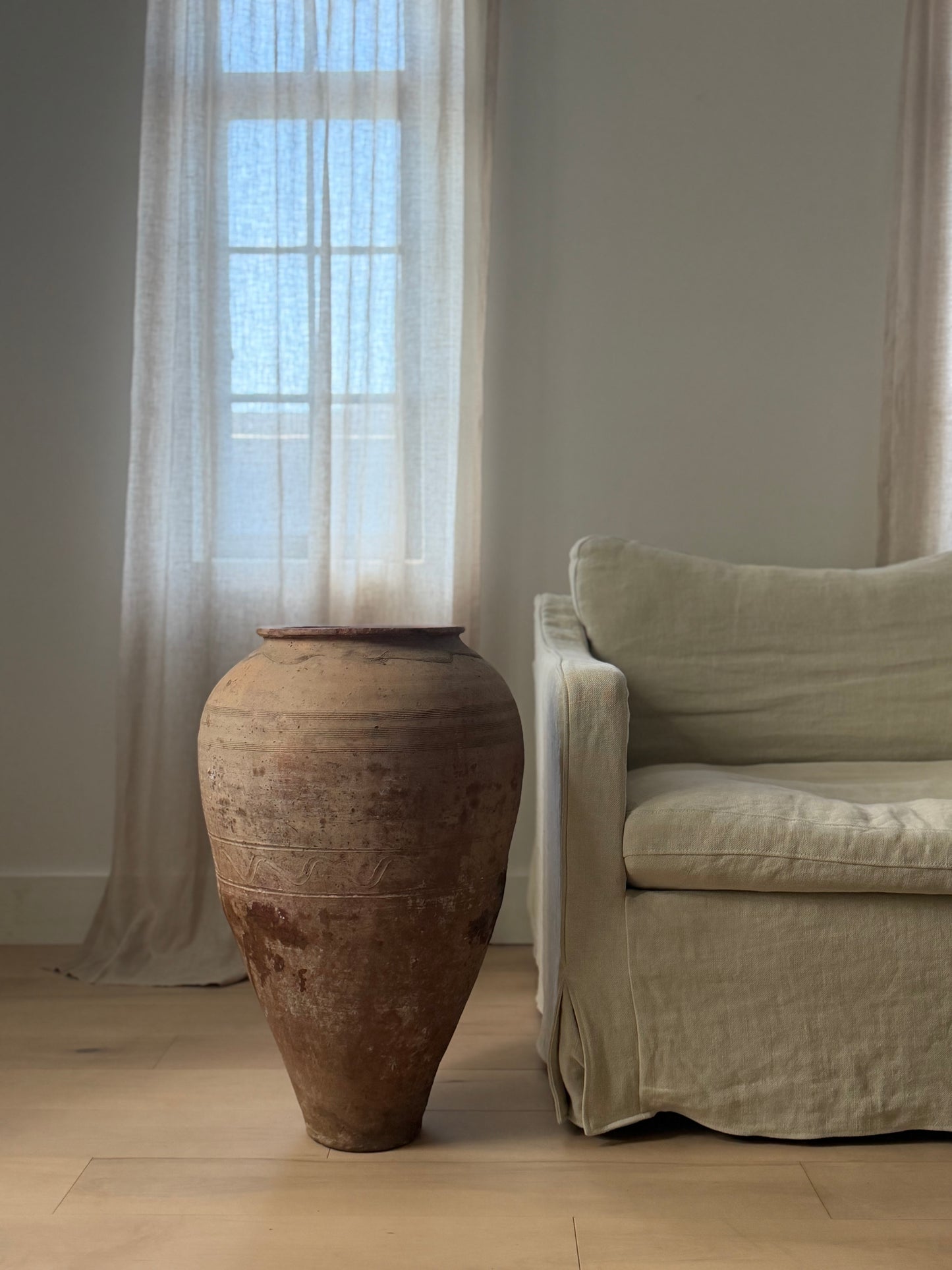 Vintage Olive Jar - I