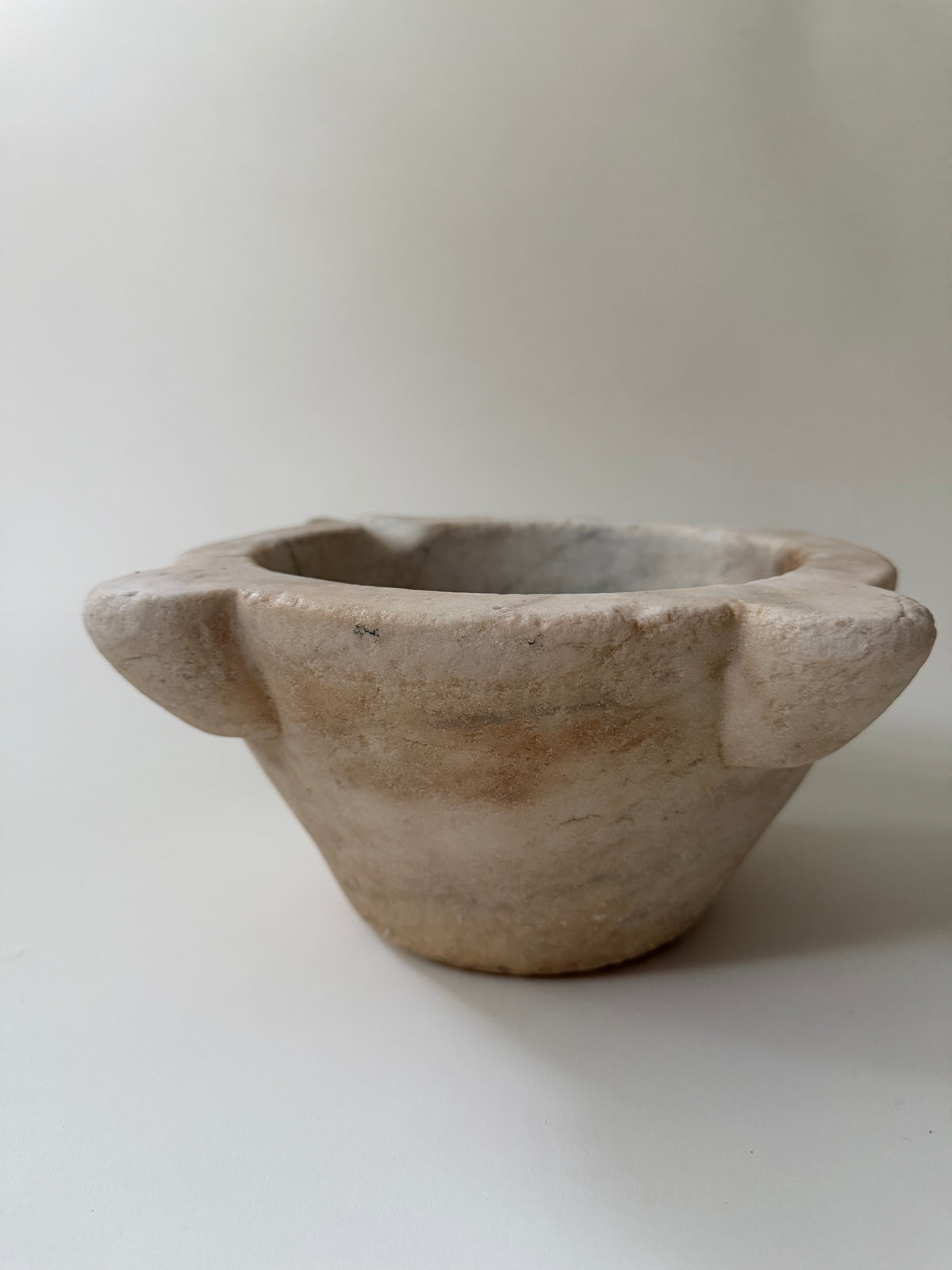 Large French Marble Mortar
