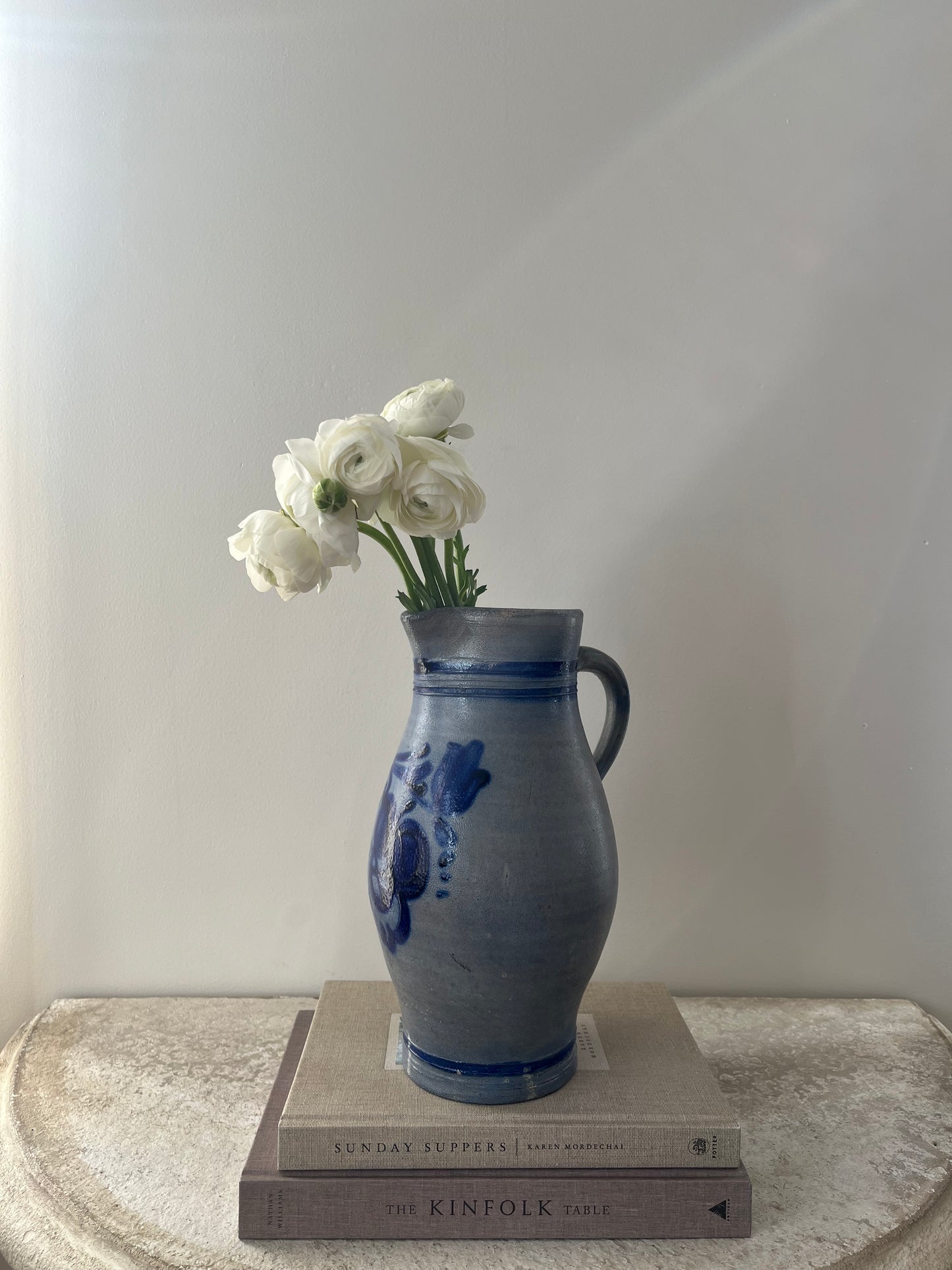 Salt Glazed Alsace Pitcher I