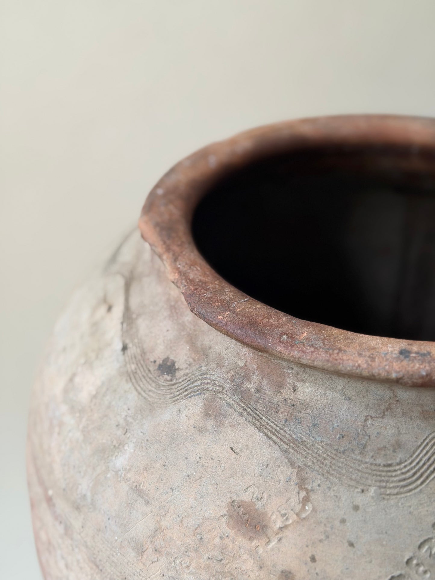 Vintage Olive Jar - I