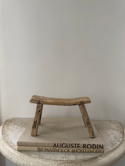 Tiny Elm Stool II