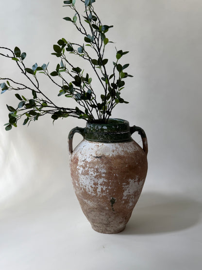 Konya Pot - Beyaz Patina