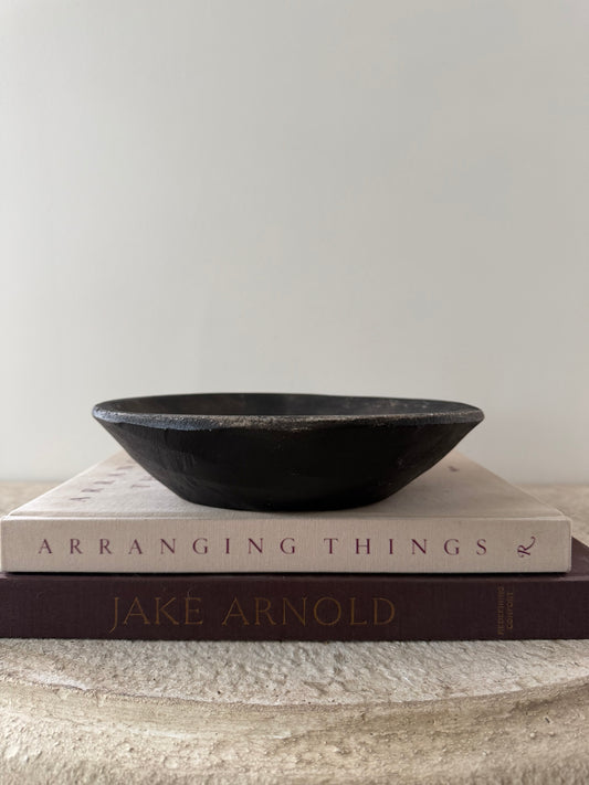 Vintage Stone Dish - Black