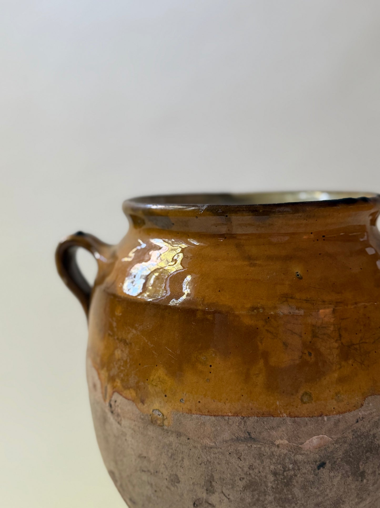 Large Antique Confit Pot - III