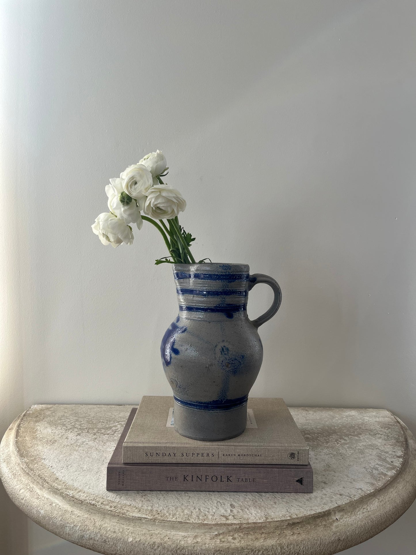Salt Glazed Alsace Pitcher II