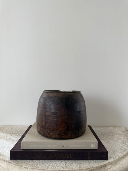 Vintage Natural Honey Pot III