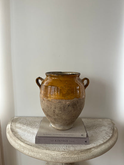 Large Antique Confit Pot III