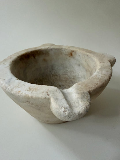 Large French Marble Mortar