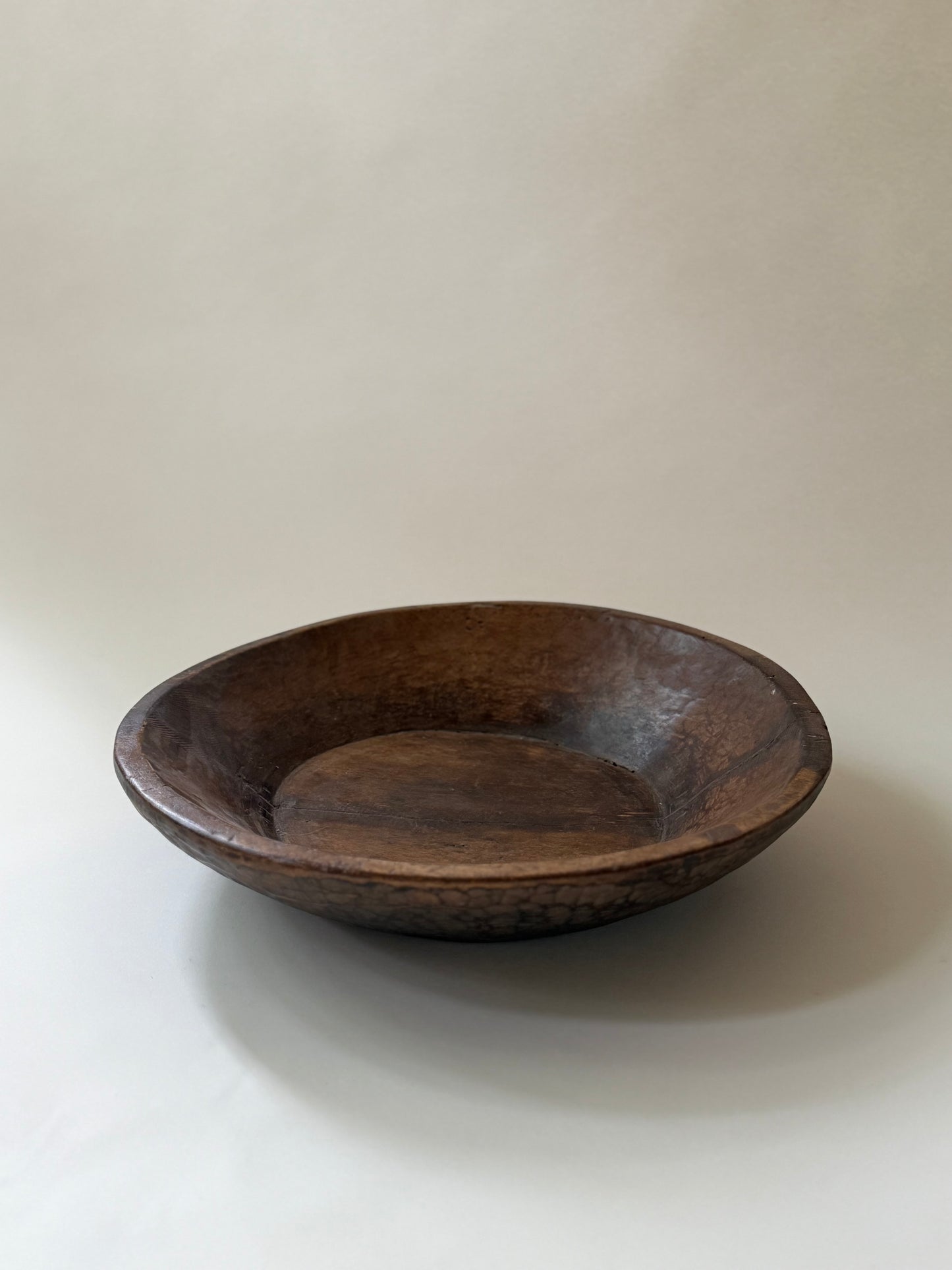 Vintage Wood Bowl - Dark II