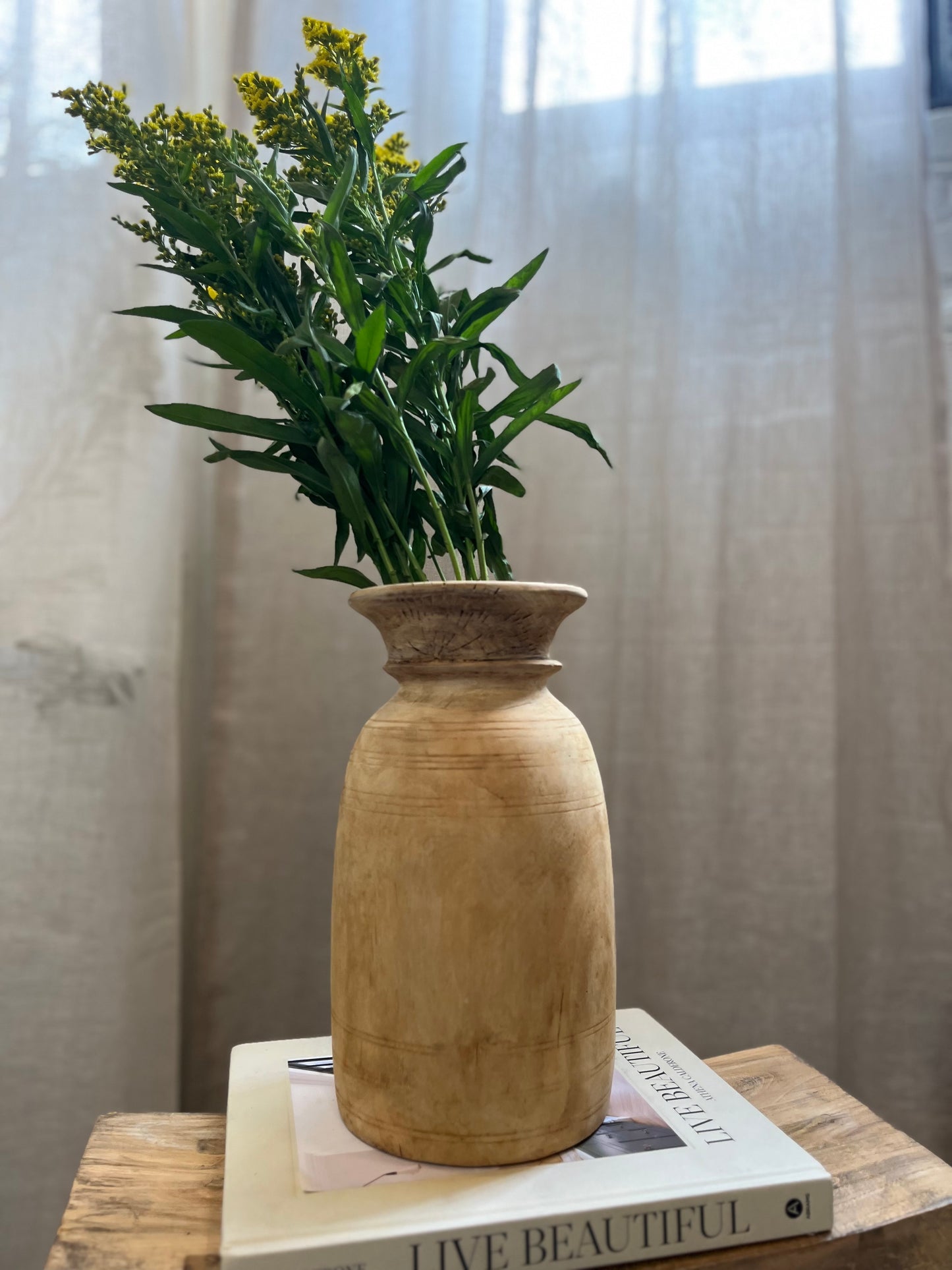 Vintage Himalayan water pot vessel
