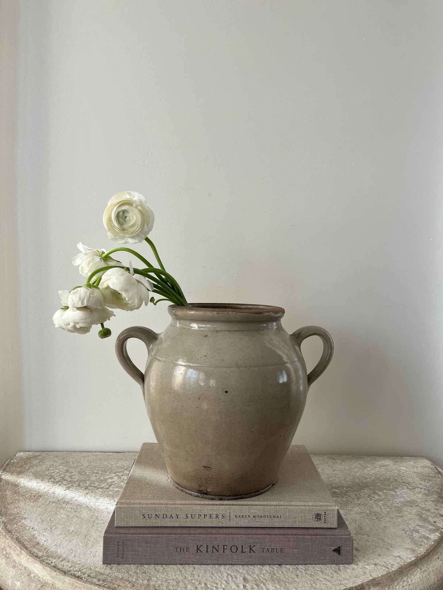 Looped Handle Confit Pot I