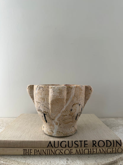 Tall French Marble Mortar