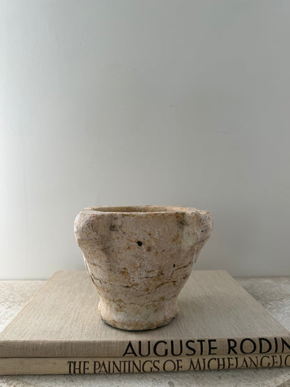 Tall French Marble Mortar