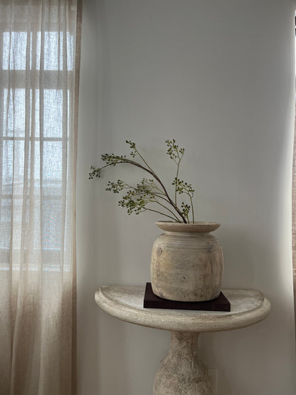 Vintage Teakwood Pot, XL No. 001