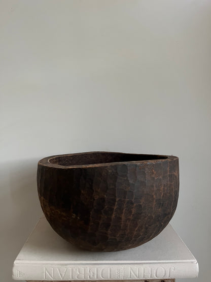 Antique Carved Bowl I